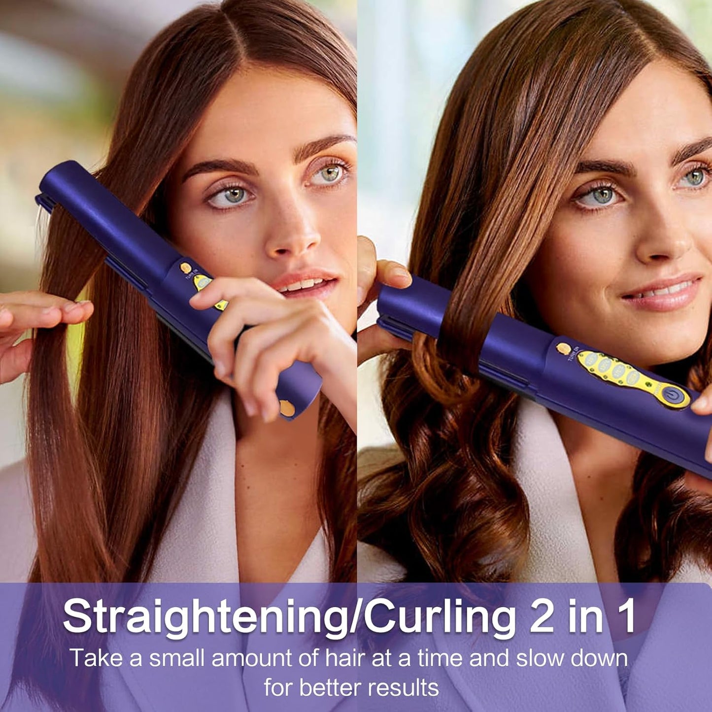 Hair Straightener Curler Portable